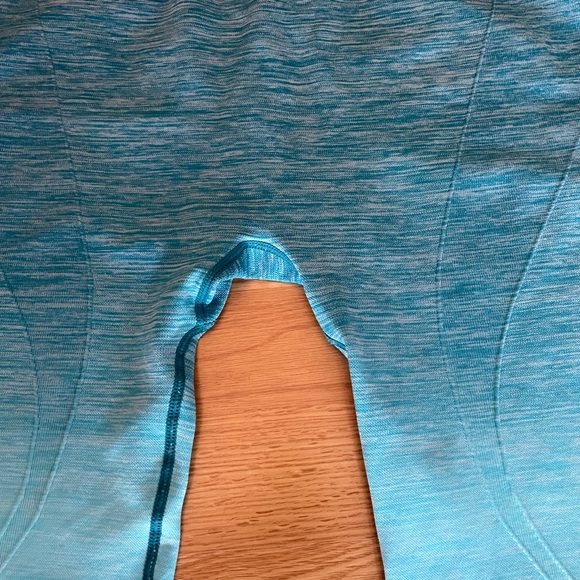 Yelete Size L Blue & Coral Athleisure Capri Leggings bundle - Picture 7 of 7